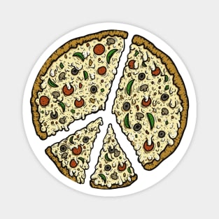 Peace Pizza Magnet